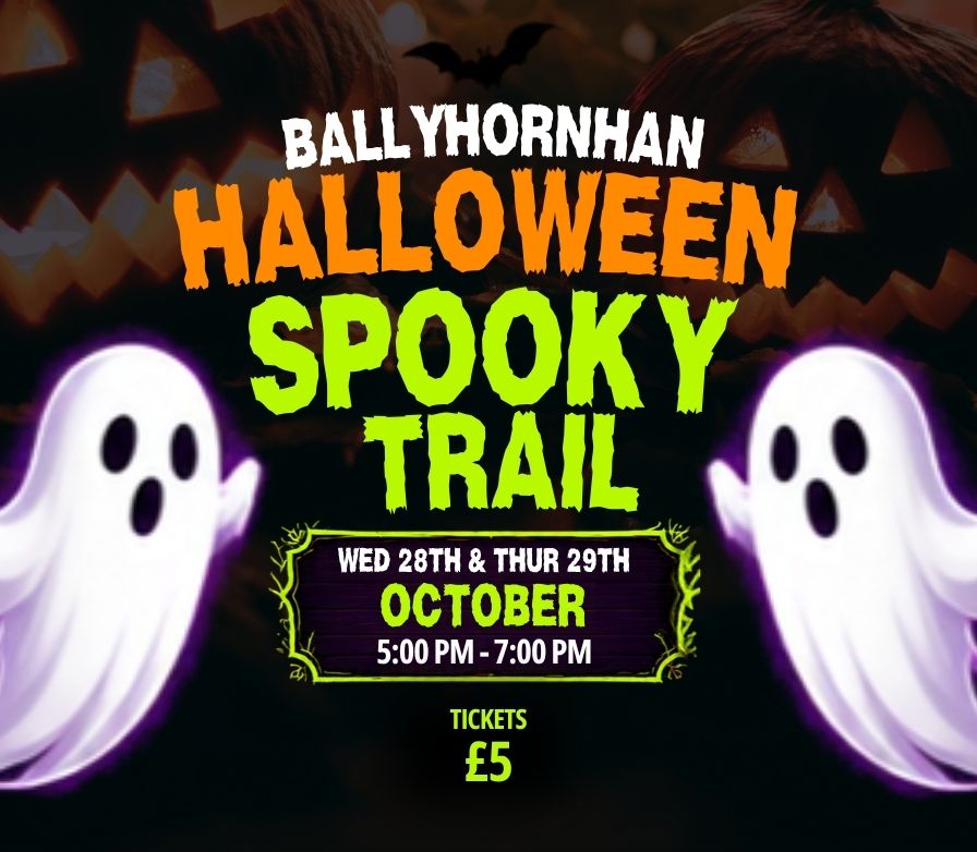 Ballyhornan Halloween Spooky Trail event poster